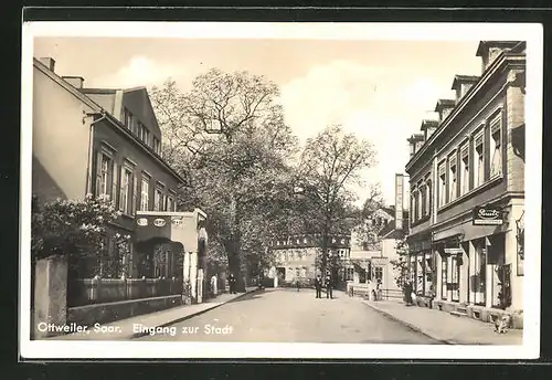 AK Ottweiler a. Saar, Eingang zur Stadt, Photo Gremer