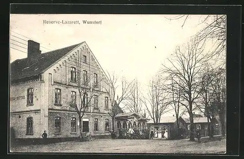 AK Wunstorf, Reserve-Lazarett im Hotel zum Ritter
