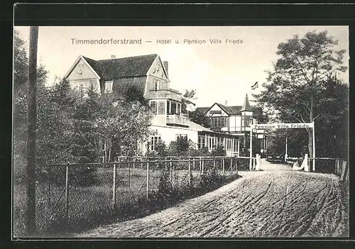 AK Timmendorferstrand, Hotel und Pension Villa Frieda