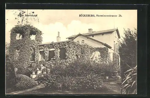 AK Bückeburg, Villa Sturtzkopf, Herminenstrasse 26