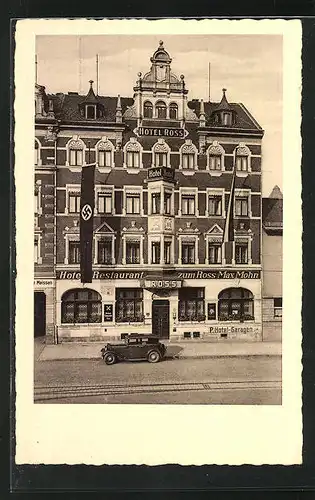 AK Meissen, Hotel zum Ross in der Grossenhainer Strasse
