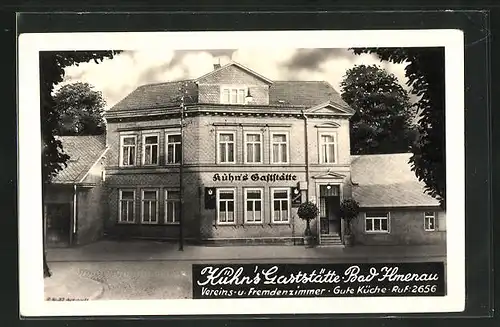 AK Bad Ilmenau, Gasthaus Kühn