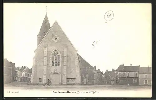 AK Conde-sur-Huisne, L'eglise