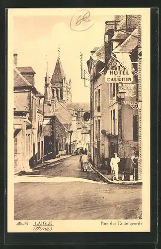 AK Laigle, Rue des Emangeards, Horel du Dauphin