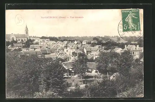 AK Sainte-Gauburge, Vue generale
