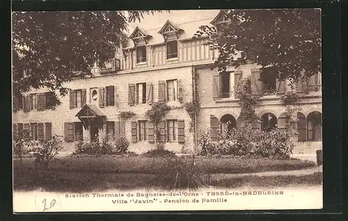 AK Tesse-la-Madeleine, Villa "Javin"-Pension de Famille