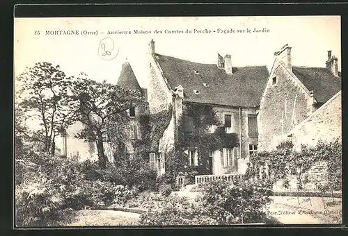 AK Mortagne, Ancienne Maison des Comtes du Perche, Facade sur le Jardin