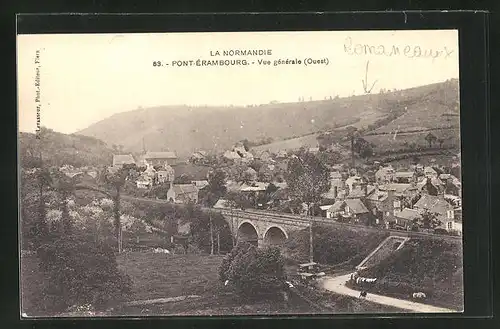 AK La Normandie, Pont-Erambourg, vue generale