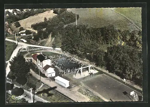 AK Longny, La Piscine, vue aerinne