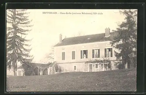 AK Septveilles, close-Barbe XII Siecle