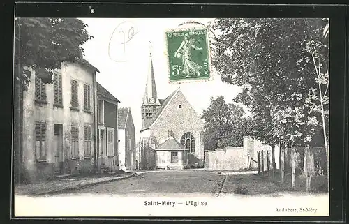 AK Saint-Mèry, L` Eglise