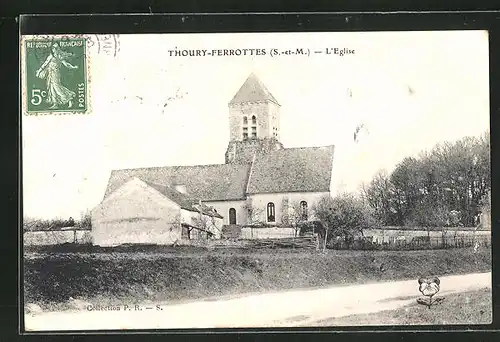 AK Thoury-Ferrottes, L`Eglise, Kirche