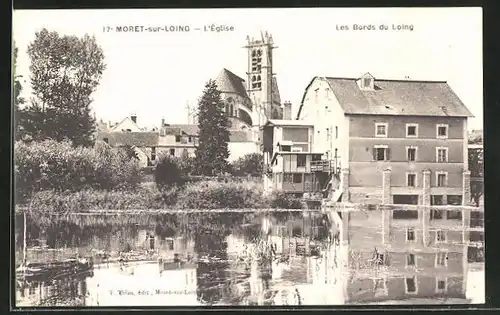 AK Moret-sur-Loing, Les Bords du Loing