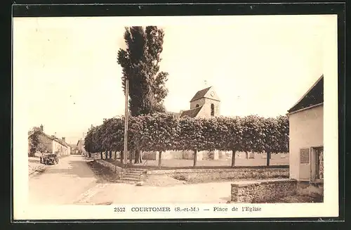 AK Courtomer, Place de l'Eglise