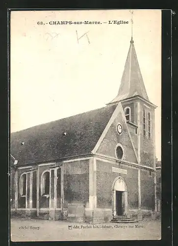 AK Champs-sur-Marne, L'Eglise