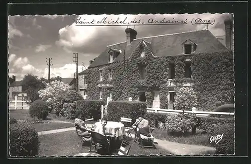 AK Saint-Michel-des Andaines, Auberge de la Bruyère et son Jardin