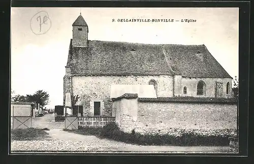 AK Gellainville-Bonville, L`Eglise, Kirche