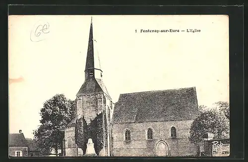 AK Fontenay-sur-Eure, L` Eglise