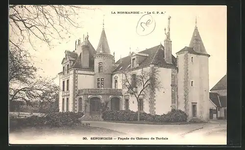 AK Senonches, Facade du Chateau de Tardais