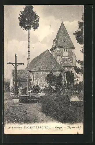 AK Nogent-le-Rotrou, Margon, L`eglise