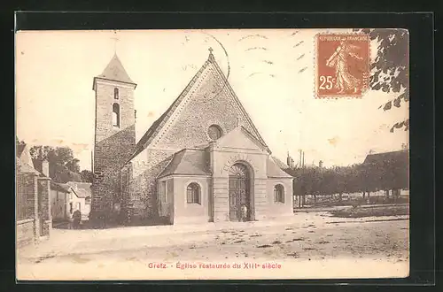 AK Gretz, Eglise restauree du XIII siecle