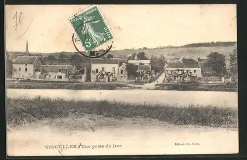 AK Vincelles, Vue prise du Bac