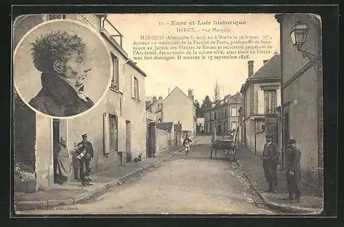 AK Dreux, Rue Marquis, Marquis Alexandre-Louis