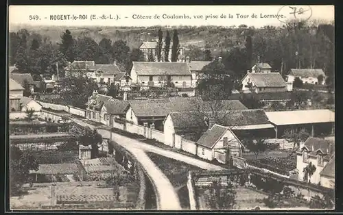 AK Nogent-le-Roi, Coteau de Coulombs, vue prise de la Tour de Lormaye