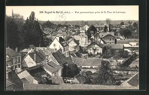AK Nogent-le-Roi, Panorama prise de la Tour de Lormaye