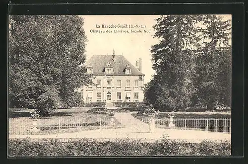 AK La Bazoche-Gouet, Chateau des Linieres, facade Sud