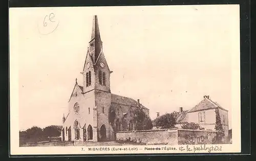 AK Mignieres, Place de l`eglise