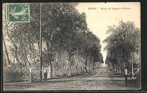 AK Brou, Route de Nogent-le-Rotrou