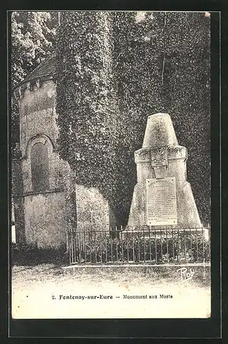 AK Fontenay-sur-Eure, Monument aux Morts