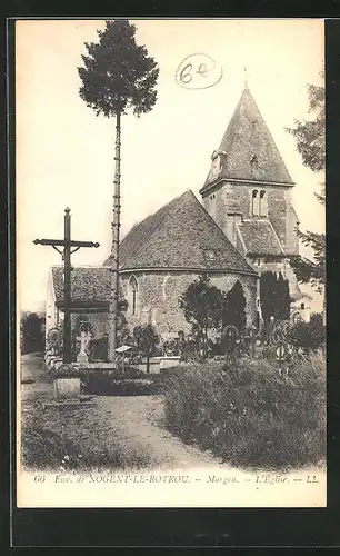 AK Nogent-le-Rotrou, Margon, L`Eglise