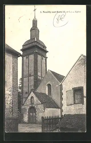 AK Neuilly-sur-Eure, Eglise