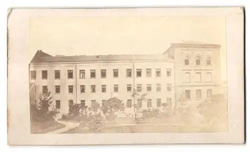 Fotografie Carl Fabricius, Speyer, Ansicht Speyer, Gebäude im Ort