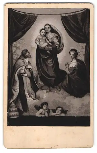 Fotografie Gemälde von Raphael, Madonna