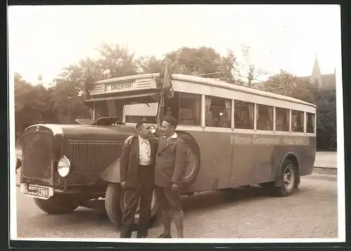 Fotografie Bus Magirus, Omnibus Männer-Gesangverein Winsen / Luhe