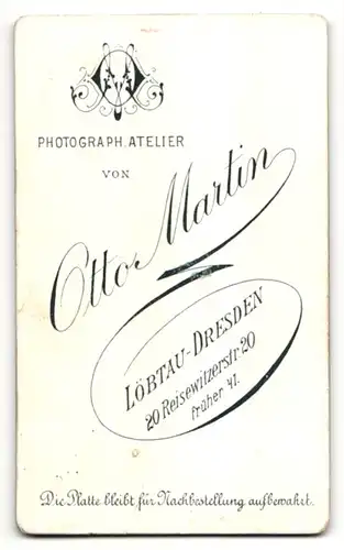 Fotografie Otto Martin, Löbtau-Dresden, Portrait junger Mann mit Krawatte im Anzug