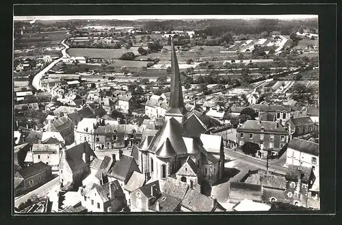 AK Le Vieil Bauge, L`Eglise avec son clocher pittoresque