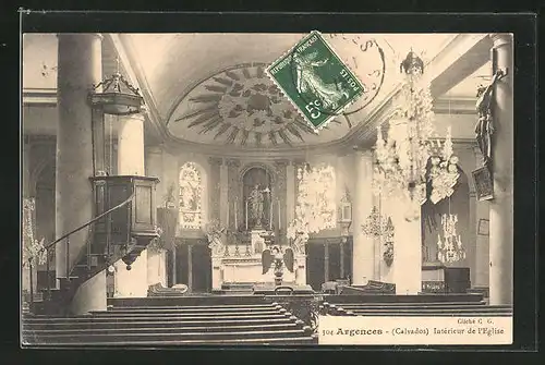 AK Argences, Interieur de l`Eglise