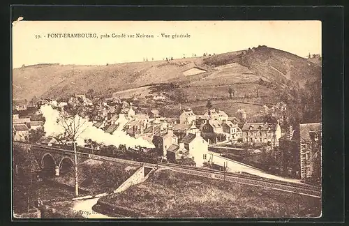 AK Pont-Erambourg, Vue generale