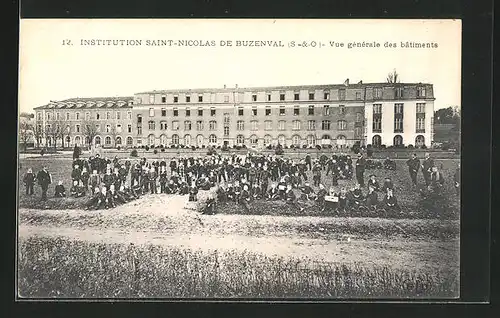 AK Buzenval, Institution Saint-Nicolas, Vue generale des batiments