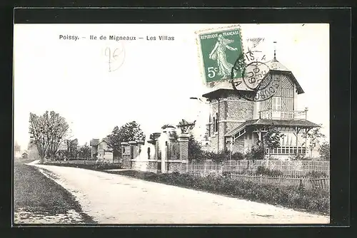 AK Poissy, Ile de Migneaux, les Villas