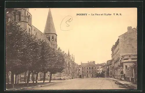 AK Poissy, La Place et l'Eglise