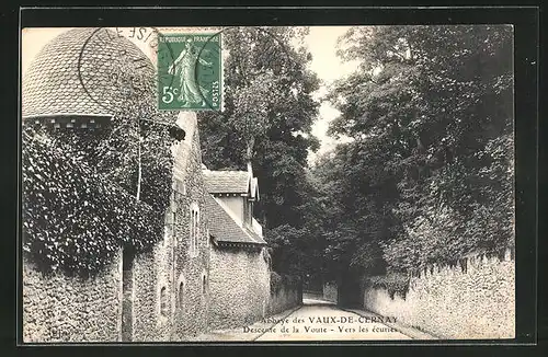 AK Vaux-de-Cernay, Descente de la Voute, Vers les ecuries