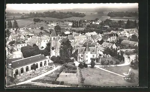 AK Bonnelles, vue aerienne