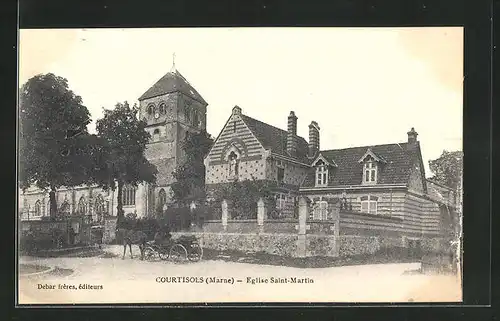 AK Courtisols, Eglise Saint-Martin