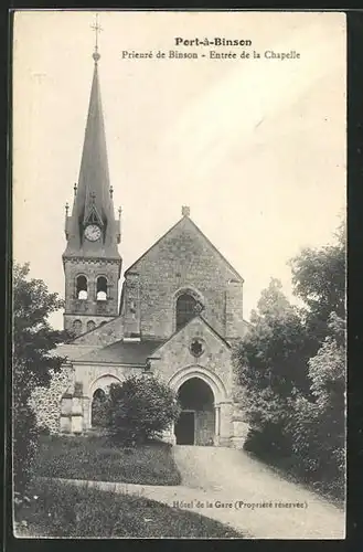 AK Port-à-Binson, Entrée de la Chapelle, Ansicht der Kirche