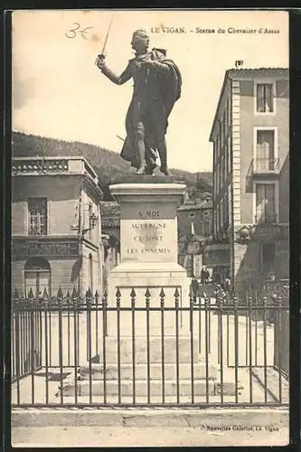 AK Le Vigan, Statue du Chevalier d`Assas